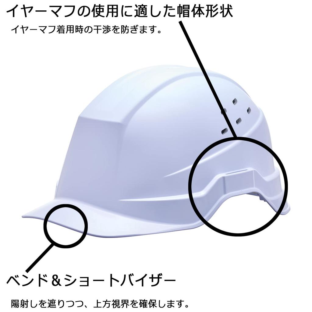 Work with Ventilation with KP Orange [Midori Anzen] Helmet, ABS, Holes, SC23BV, DR2, ( Liner),