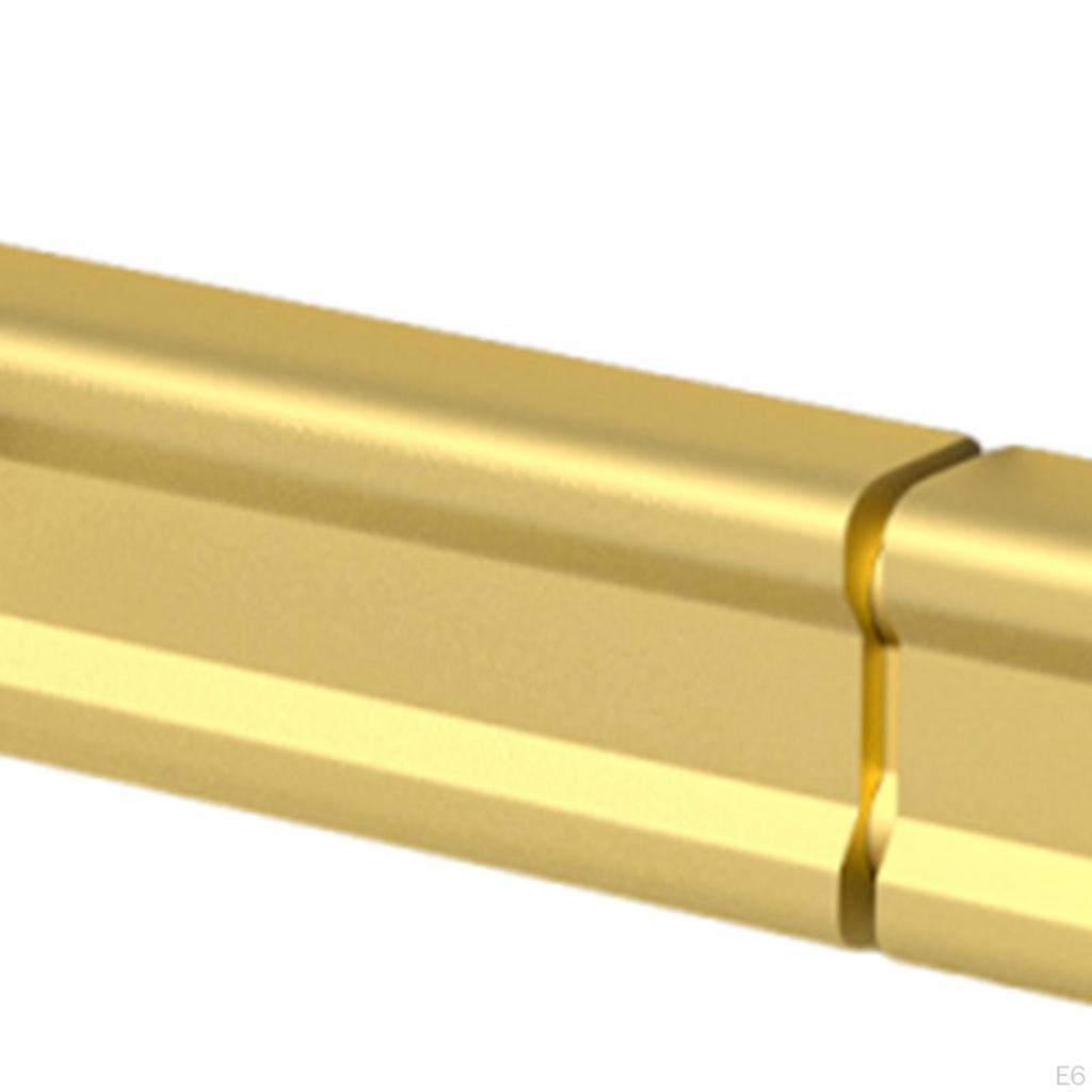 Slide Bolt Door Latch Aluminum Self Sticky Sliding Lock for Home Office Bathroom Bedroom