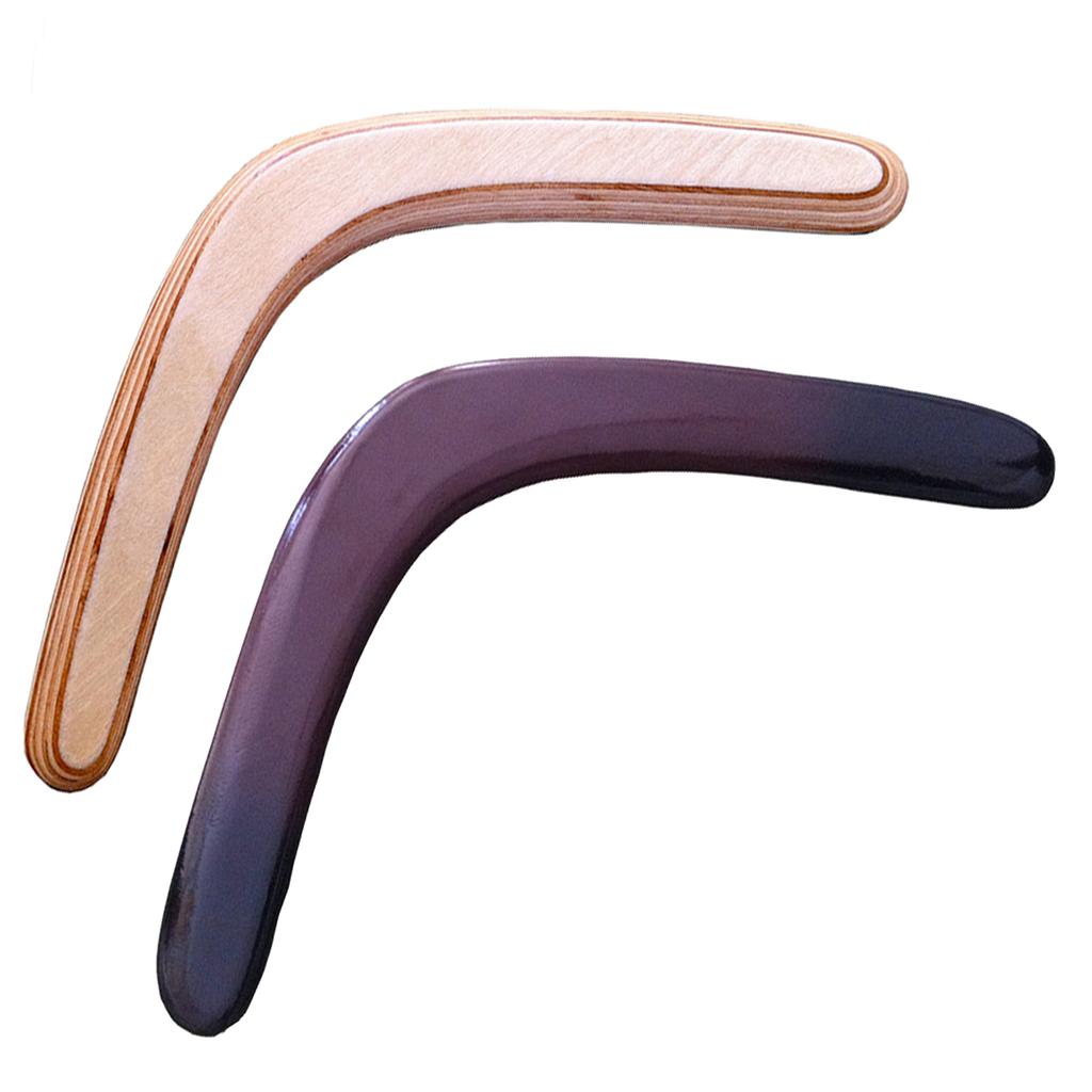 36x15cm Handmade Wooden UFO Boomerang Saucer Throw and Catch Flying Disc for Outdoor Games Lawn Toys 6