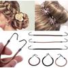 1 Sada Gumičky do culíku Elastické Háčky Gumičky do vlasů pro ženy Gumičky Háčky Vlasové doplňky Gumičky do vlasů Stylingové nástroje Držák Bungee gumičky