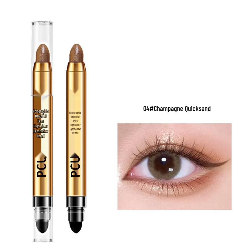 

PCU Dual-Ended Shimmer & Matte Eyeshadow Pencil with Fine Glitter Highlights