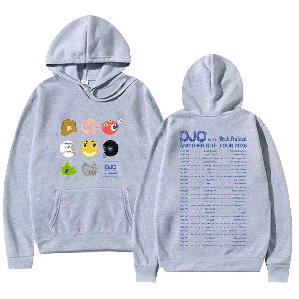 Djo Another Bite Tour 2026 Hoodie Joe Keery The Crux Graphic Clothes Long Sleeve with Hooded High Street Sweatshirt Unisex Hoody