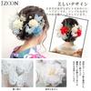 JZOON Haarschmuck für Getrocknete und Solare Beliebter Haarschmuck für Fotos und Japanisch Perfekt für und Set in Weiß und Y1704 Volljährigkeit