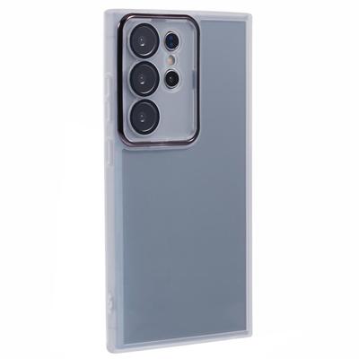 WANLONFENG DKSM Series for Samsung Galaxy S25 Ultra TPU Case Electroplated Frame with Tempered Glass