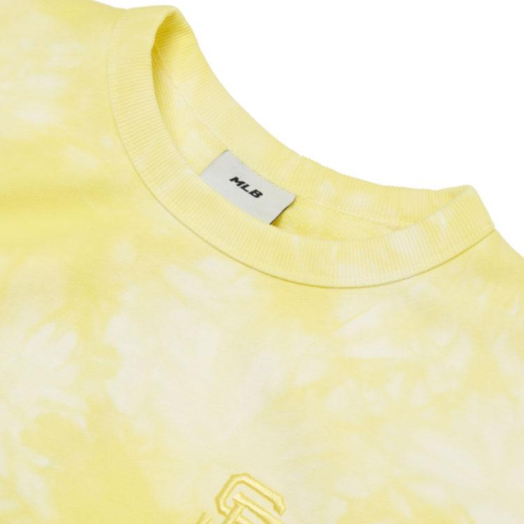 New MLB San Francisco Giants Sweatshirts Unisex Yellow 3AMTS0221-14YEL