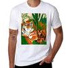 Tiger Cat Jungle Tshirt Casual Loose Short Sleeve Tee For Unisex