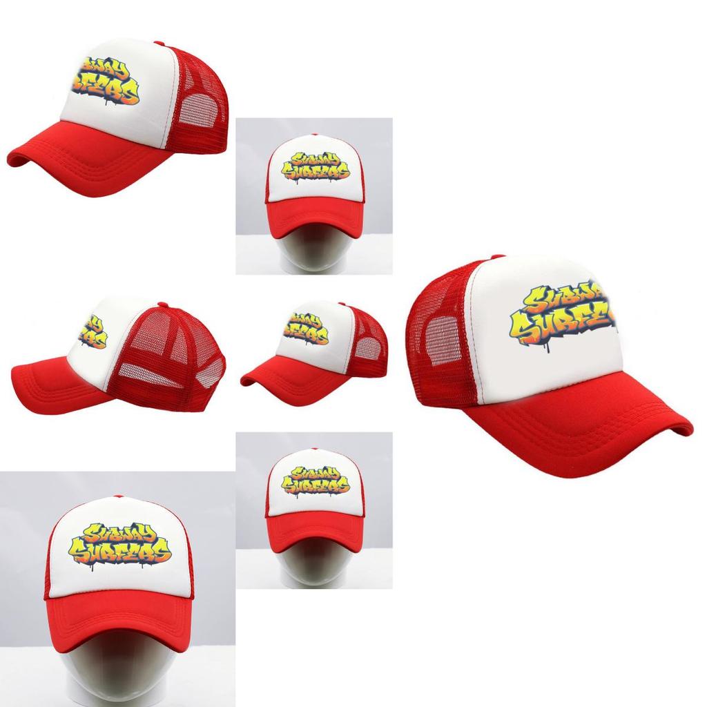 Subway Surfers Baseball Cap Polyester Sun Protection Breathable For Outdoor Sports Fans