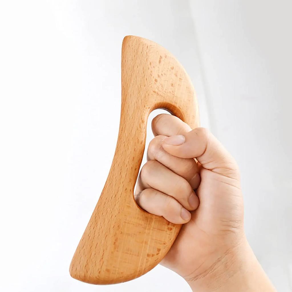 Wooden Gua Sha Tool Manual Massage Scraper for Anti Cellulite Slimming Guasha Massage Board Body Gua Sha Paddle Therapy Tool