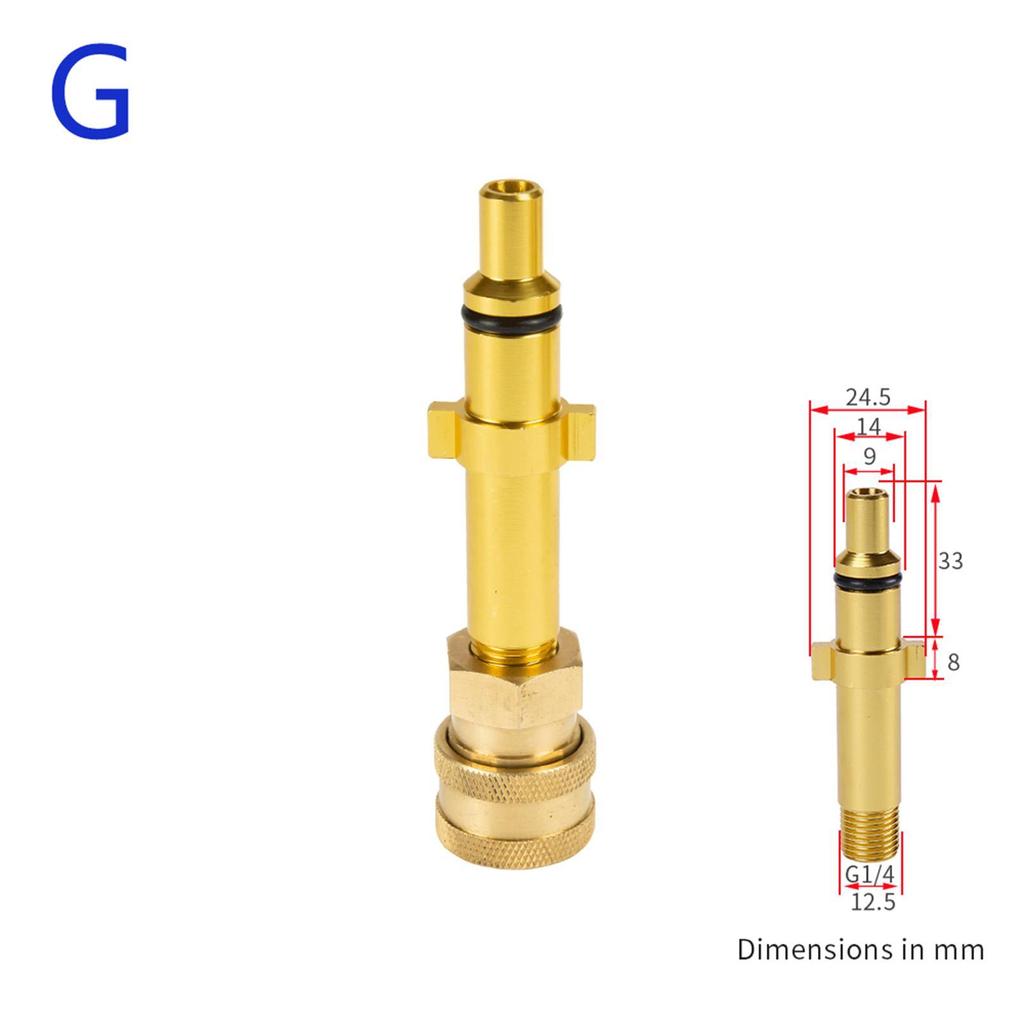 Pressure Washer Hose Connector Adapter Set Quick Connect to Wand 1/4"