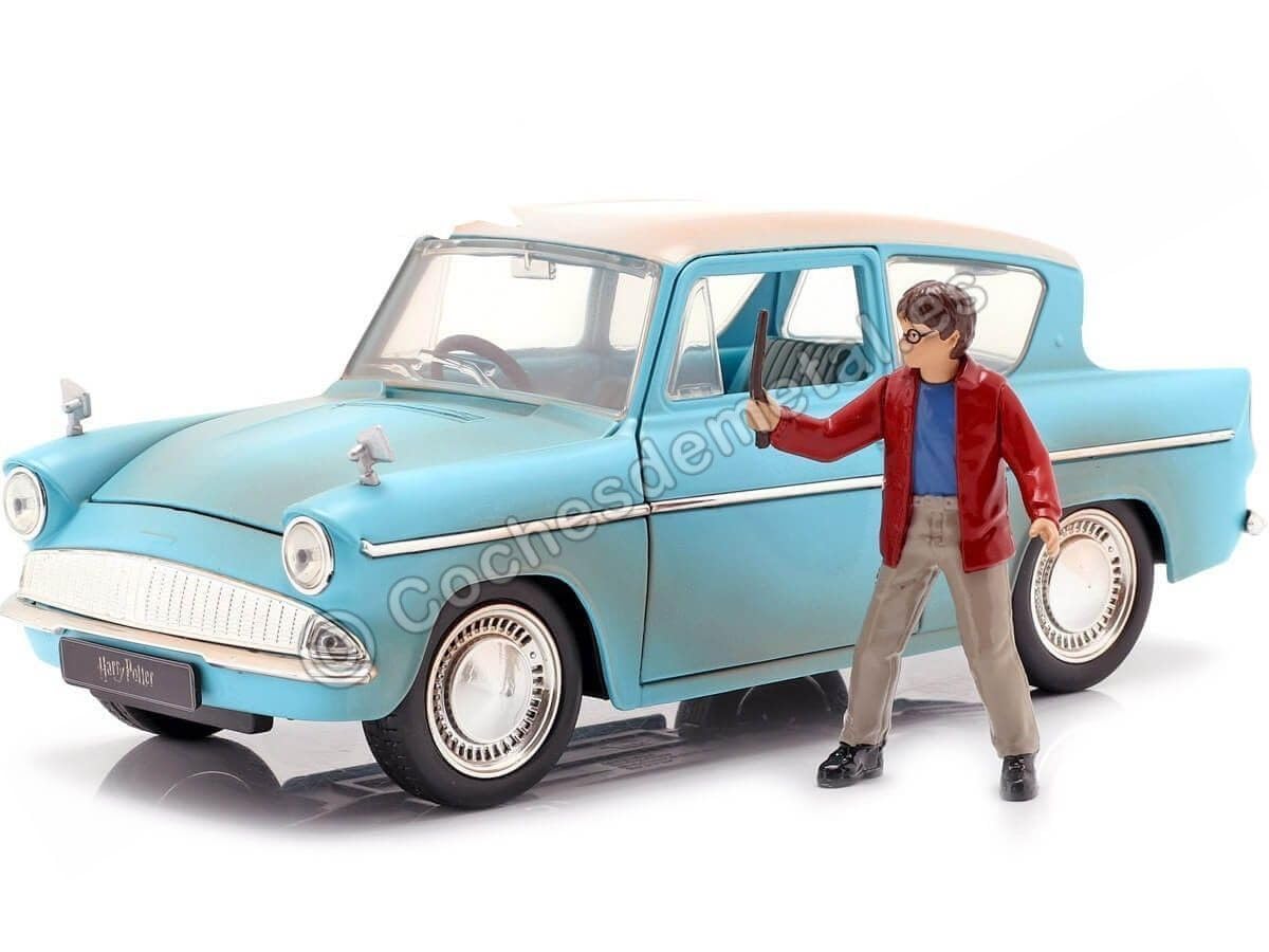 

ГАРРИ ПОТТЕР 1959 FORD ANGLIA ПОТТЕР Миниатюрная машинка Гарри Поттера 124 с ГАРРИ