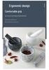 Small Marble Mortar and Pestle - Natural Stone Grinder for Garlic and Pepper Crushing