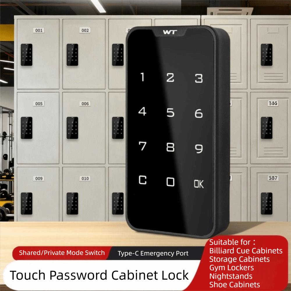 Keyless Touch Keypad Touch Keypad Lock Automatic Locking Automatic Motor Lock Cabinet Drawer