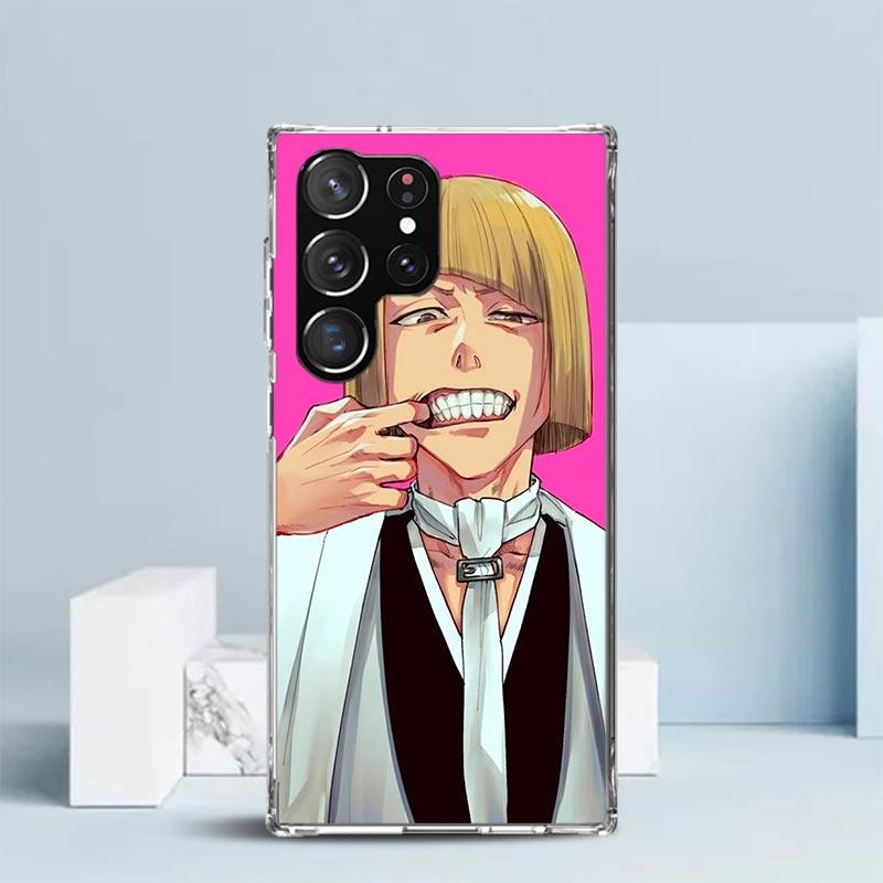 Bleach Shinji Hirako Soft Cover for Samsung Galaxy S25 Edge S26 S24 S23 Ultra Phone Case S22 S21 Plus S20 FE Print Pattern Shell