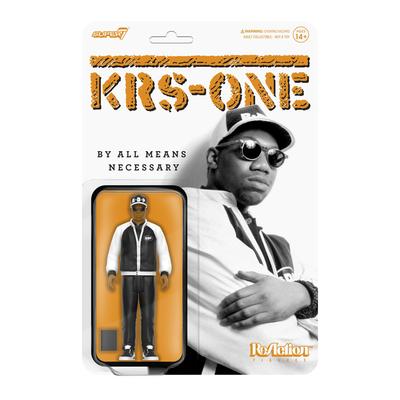Super7 By All Means Necessary BDP Action Figure with Accessories Hip Hop Collection and Retro Toys KRS-One - 3.75" KRS-One