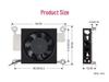 Raspberry Pi CM5 PWM Adjustable Fan with Thermal Paste & Screwdriver, 5V 1W Cooling Solution