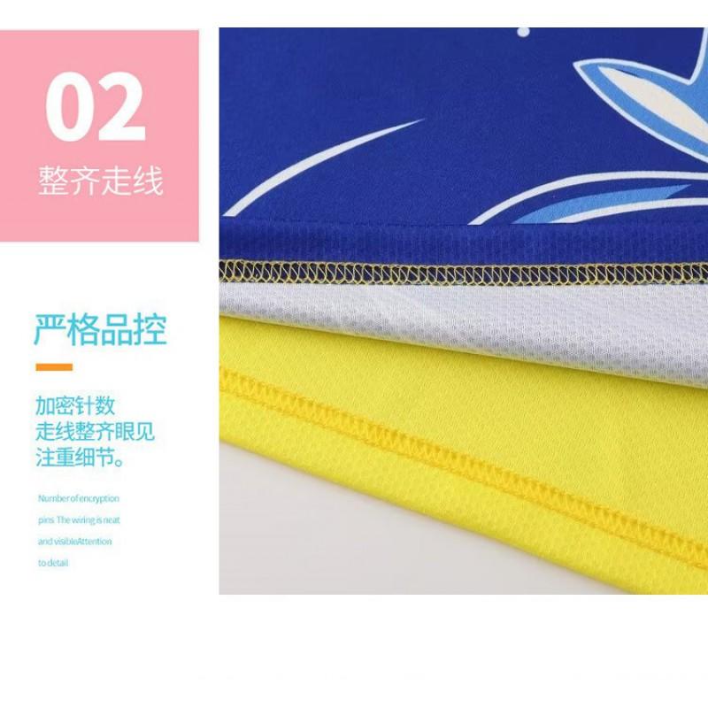 Men Women Breathable Badminton Tennis Volleyball Ping Pong Training Sportswear Set Custom Print Team Uniform