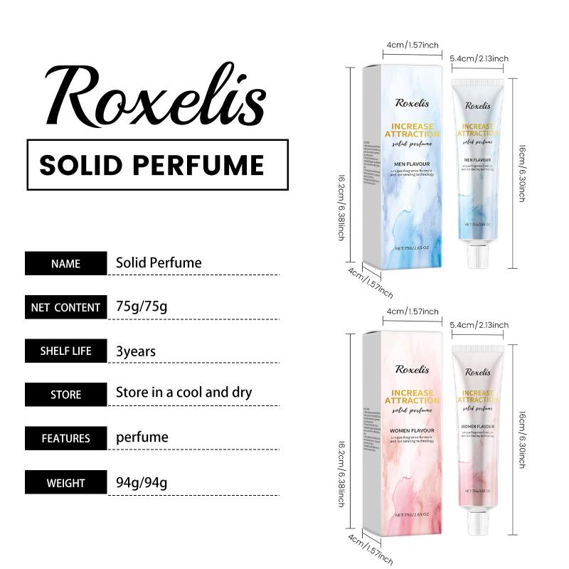 Roxelis Body Cream Tube Series Wooden Citrus Fragrance Cream Tube Elegant And Sophisticated Long-Lasting Fragrance