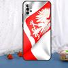 Poland Polish Flag For Samsung Galaxy A36 A26 A16 A05 A06 A54 A34 A14 A22 A32 A52 A55 A35 A15 A53 A13 A56 Case