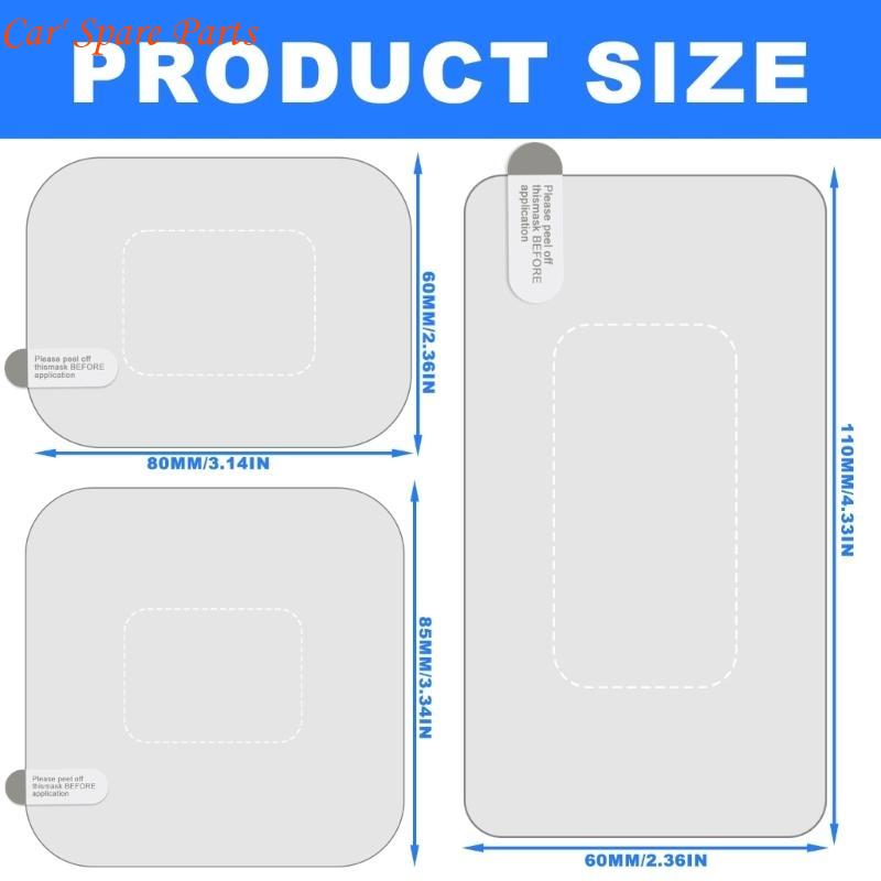 Y4UA Car Windshield Films Dashboard Camera Sticker Ensures Stable Recording Prevent Slipping For Weather Conditions 10pcs