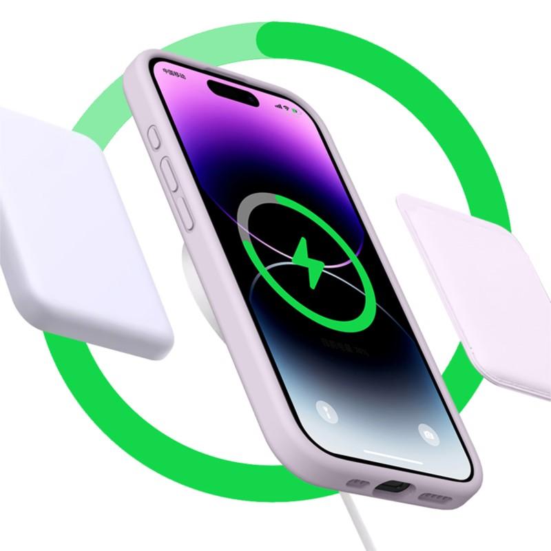 Custodia Originale in Silicone per Apple iPhone 16 16E 15 14 11 12 13 Pro Max X XR XS Per Ricarica Wireless Magsafe Copertura Morbida