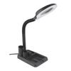 Magnifying Crafts Glass Desk Lamp 5X 10X Magnifier With 40 LED Lights Practical