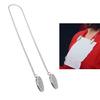 Flexible Bib Holder Clips Mask Chain Holder Adjustable Length Tissue Clip Essential Accessory