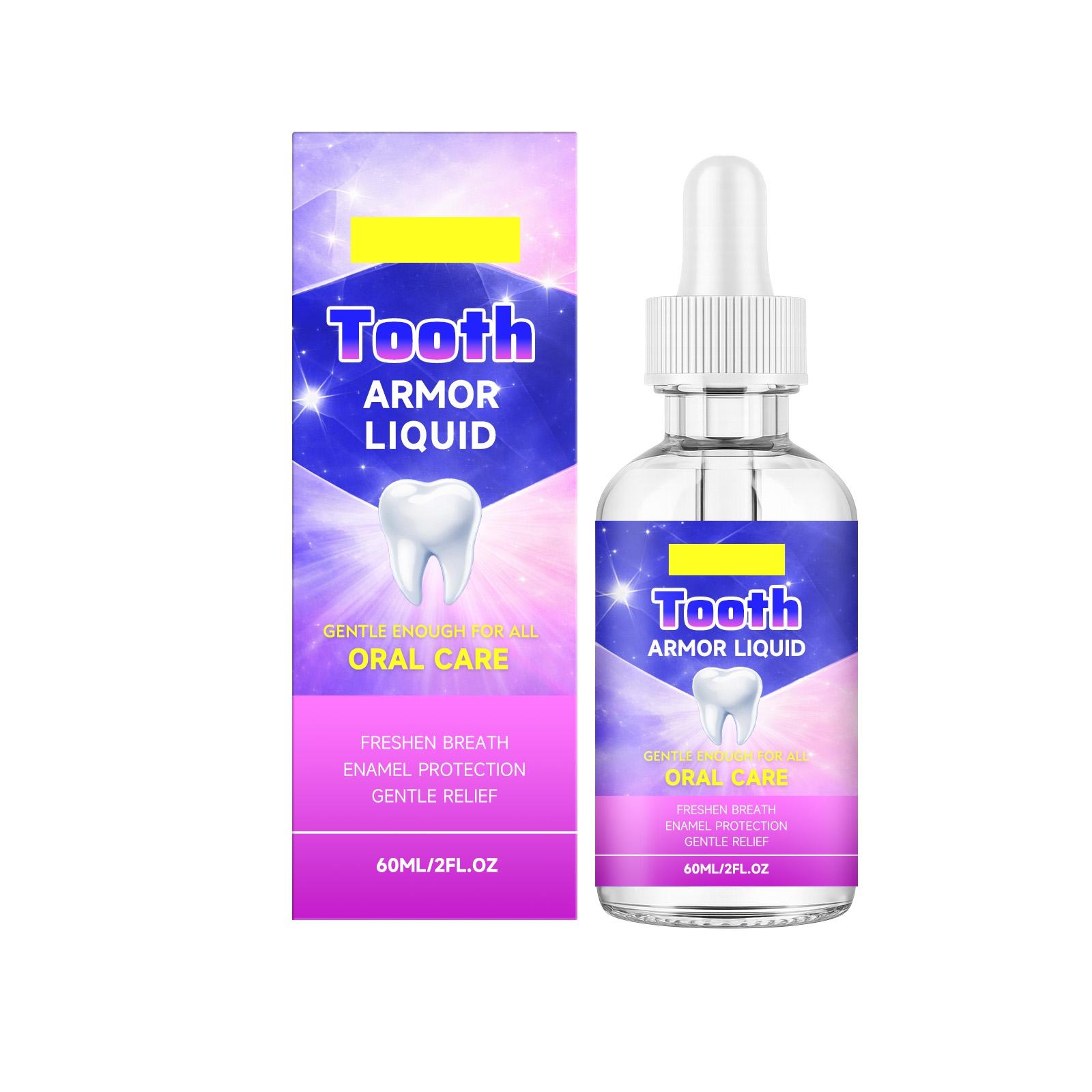 

Whitening And Soothing Tooth Care Liquid With Mint , Refreshing And Comfortable, In Liquid Form, Easy To Apply, Cleans The Mouth,60ML
