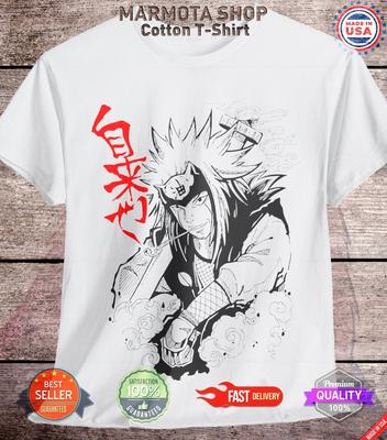 Jiraiya T-särk Naruto Shippuden Sasuke Kakashi Anime Unisex T-särk Kõik suurused