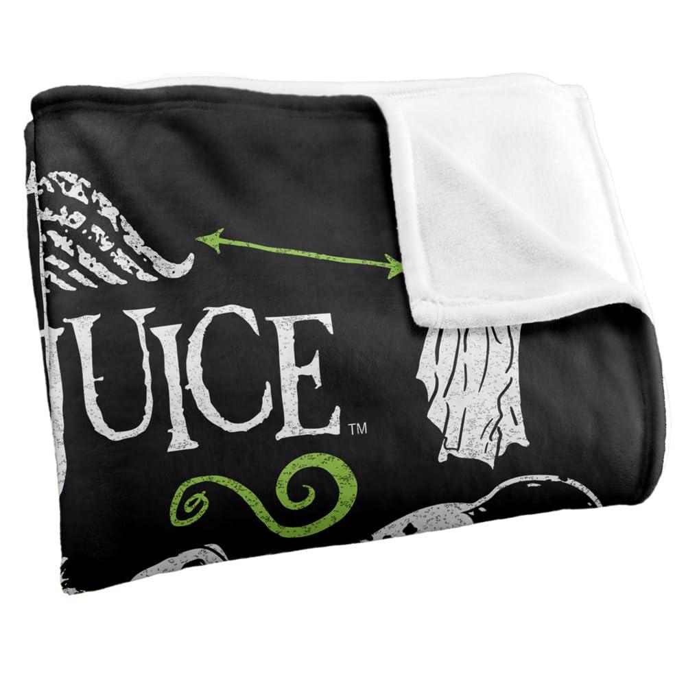 Beetlejuice Worm Polyester Soft Touch Blanket