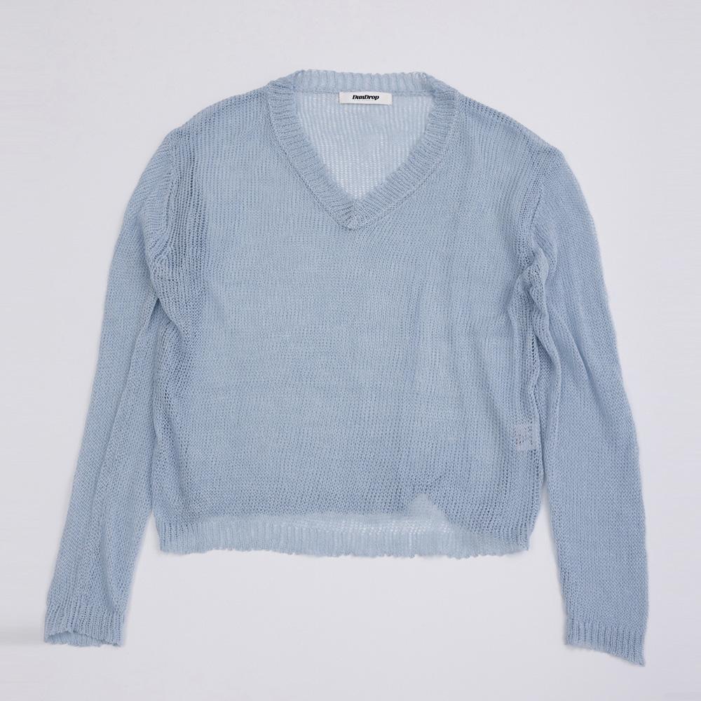 Deondeulob Dd_Hollow Knit Top_3Color