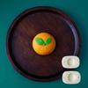 50g Cute Orange Shape Plastic Mooncake Mold Mooncake Mold DIY Baking Accessories