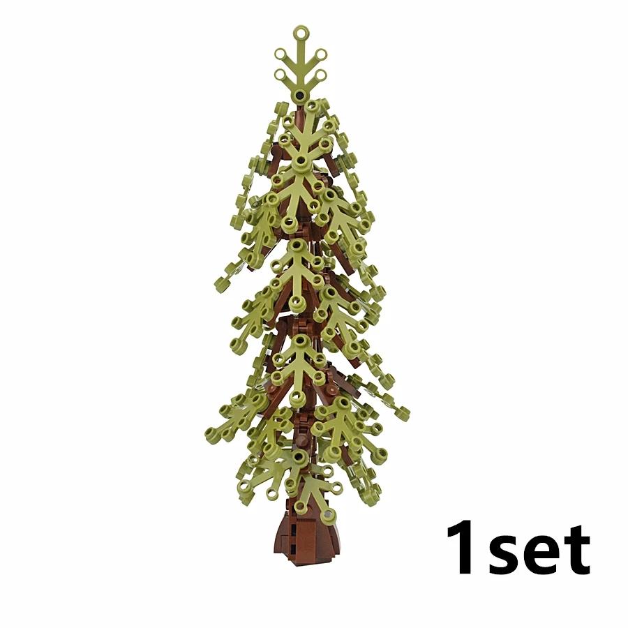 City Trees Cedar Building Blocks Redwood Block Toy Christmas Tree For Children Gifts Compatible Classic Brick Juguetes Kids Toys