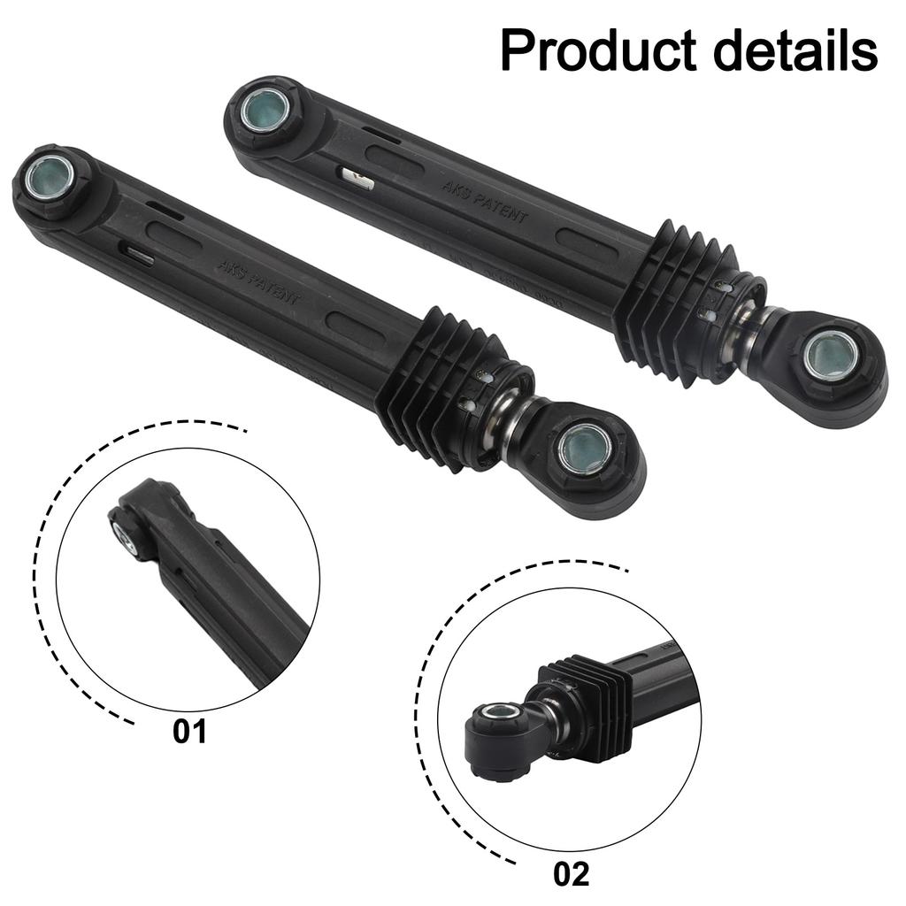 Noise Reducing Replacement Shock Absorbers for Samsung Washers (Set of 2) Suitable for Model Numbers DC66 00343G/DC66 00421