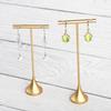 Aluminum Zinc Zinc Alloy T-Shape Earring Display Stand Dangle Jewelry Ring Organizer  Jewelry Storage