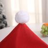 Merry Christmas Gnome Chair Cover Santa Claus Cotton Red Hat Chair Back Cover