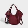 Exquisite Vintage Suede Feel Underarm Bag 2025 New Cross-Border Trendy Fashion Single Shoulder Large Commuter Tote Bag