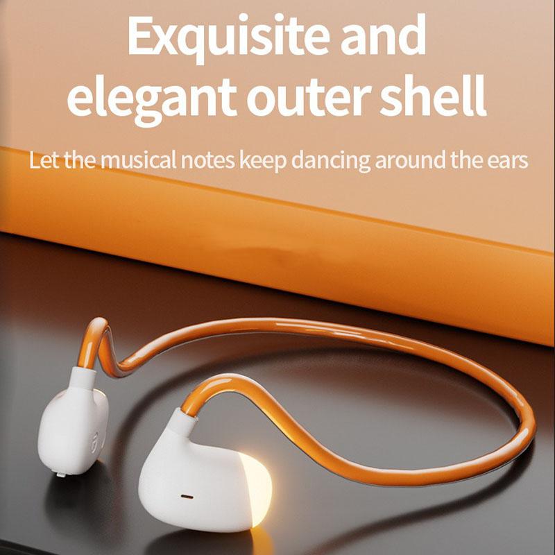 Waterproof Glowing Wireless Sport Headphone Air Conduction HiFi Stereo Music Headset With HD Microphone Low Latency Transmission
