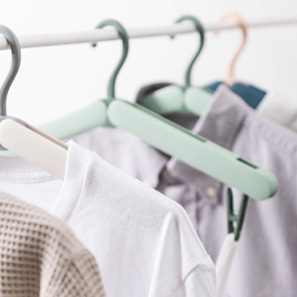 2PCS Nordic Style Portable Hanger Plastic Multifunctional Hanger Eco-friendly Hanger  Family