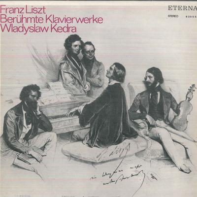 LP Record WLADYSLAW KEDRA Liszt Beruhmte Klavierwerke 825554 ETERNA 198 German Dem Classical Used