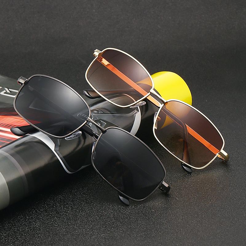 Trendy Men Oval Polarized Sunglasses Vintage Men'S Driving Fishing Eyewear Women Uv Resistant Sun Glasses Uv400