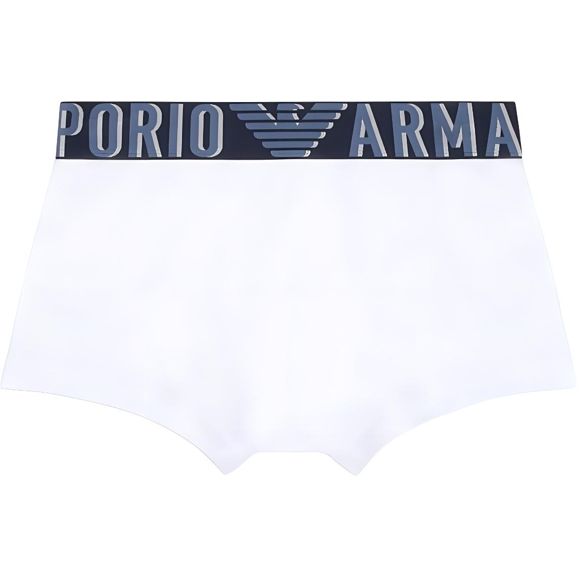 Emporio Armani SS25 Хлопковые эластичные боксеры Мужское нижнее белье Белые EM000231-AF10772-U0002 XL