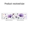 Romantic Purple Flowers Butterfly Bedroom Living Room Home Beautification Decorative Wall Stickers Room Decal