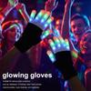 LED Rukavice Rave Světlo Prstové Osvětlení Blikající Svítící Palčáky Duha Neonové Svítící Rukavice Svítící Rukavice Pódium Party Potřeby