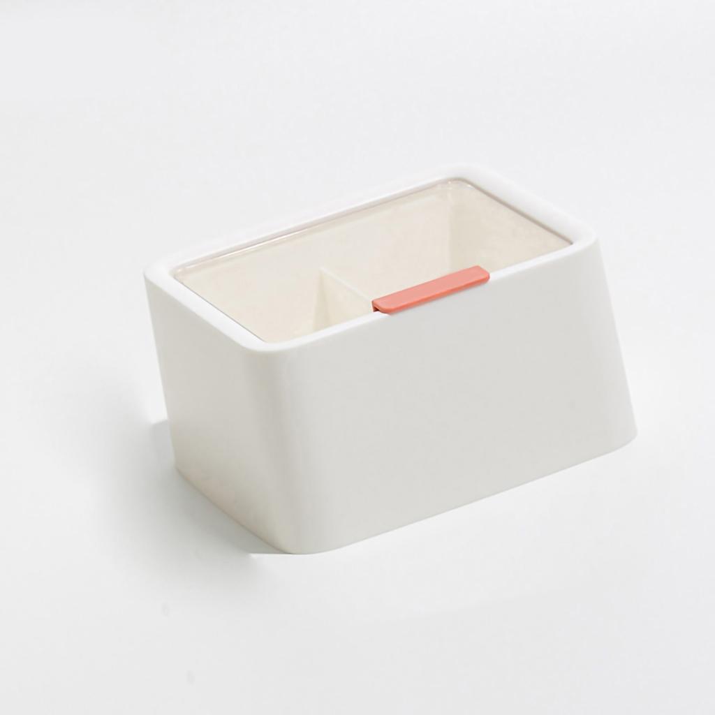 Pudełko do przechowywania szminek Duża pojemność Dwuwarstwowa konstrukcja kratki Przezroczyste pudełko do przechowywania z pokrywką