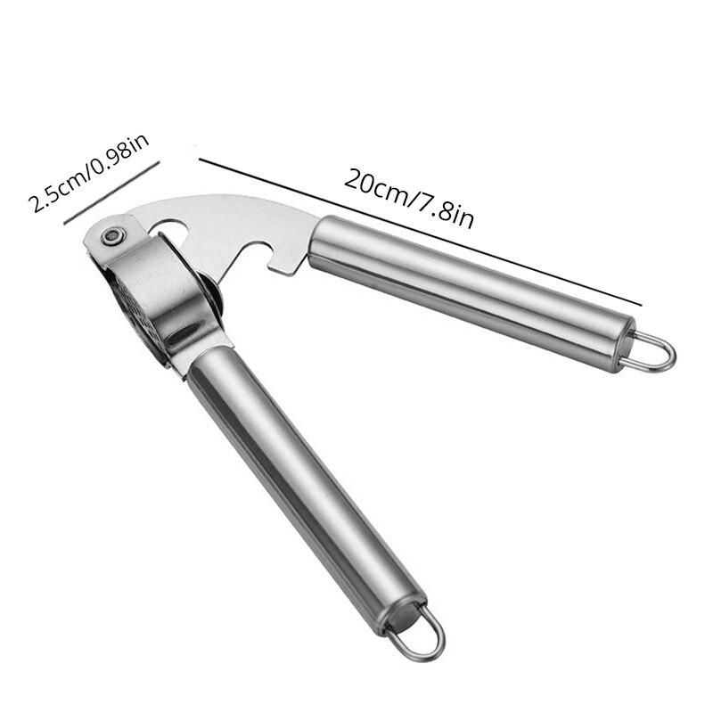

1 шт. Чеснокодавка из нержавеющей стали, бытовая чесночница, ручная чесночница, креативные кухонные инструменты
