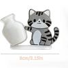 Creative Cat Refrigerator Magnet Cute Pet Hair Collector Cartoon Dog Fridge Magnet  Office Decor