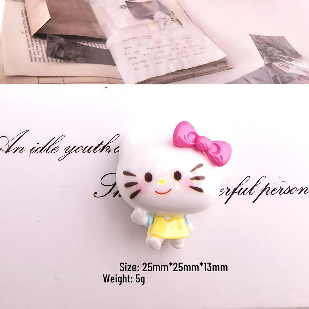 Cute Cat Resin Patches for DIY: Hair Clips, Phone Cases, Keychains, Crocs