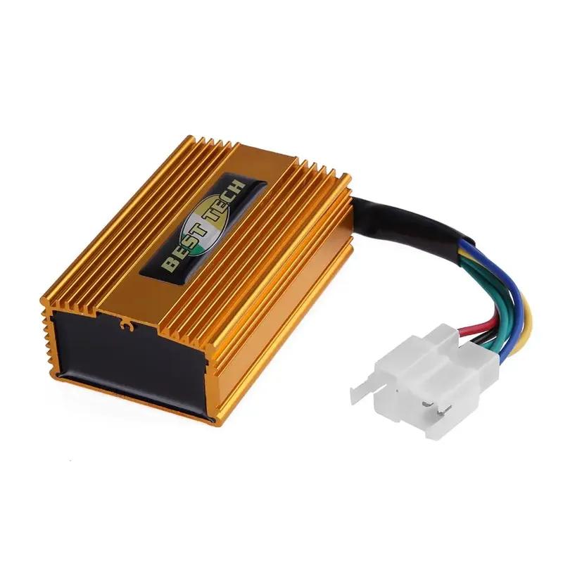 Yüksek Performanslı Alüminyum 12V 6Pin Yarış DC CDI CG125 150 200 250cc Kir Bisikleti/Pit Bike ATV Quad Buggy Araba Parçaları