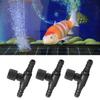 Practical-30 Pieces 2-Port Fish Tank Valve Plastic Air Pump Control Valve Aquarium T-Shaped Control Valve