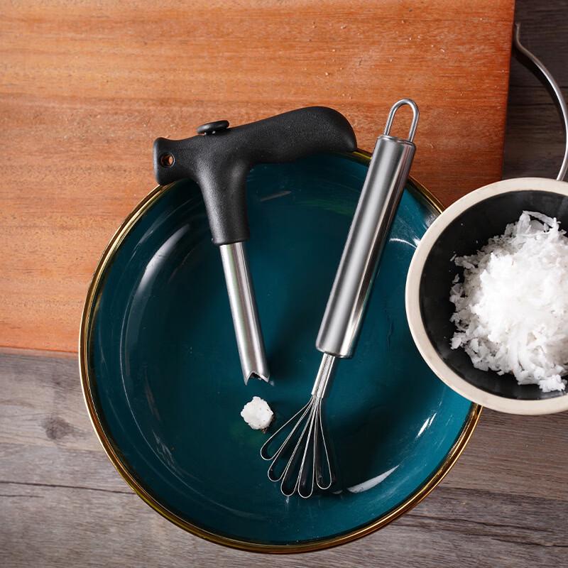 ZISIZ 7-Piece Stainless Steel Coconut Tool Set